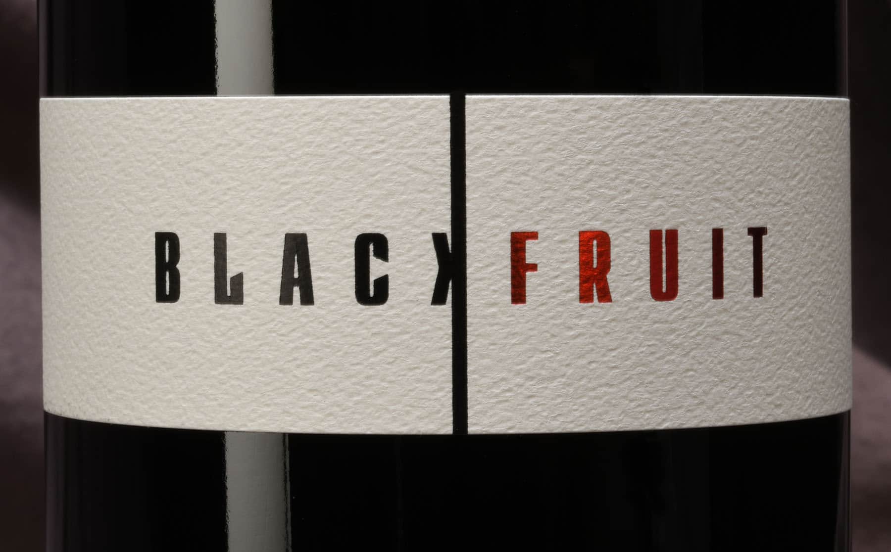 Cardano Black Fruit wine label