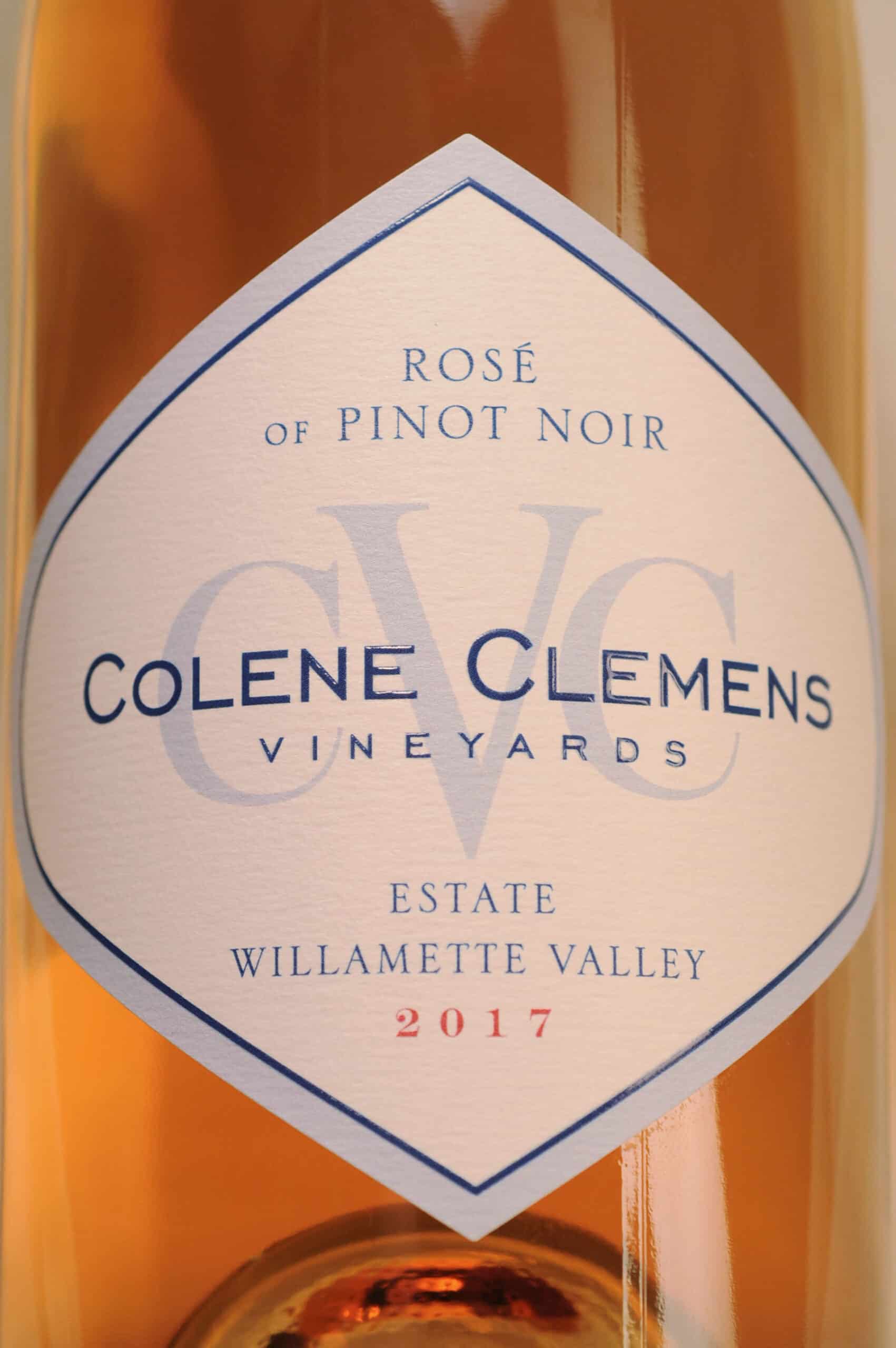 Colene Clemens Vineyards Rose of Pinto Noir label