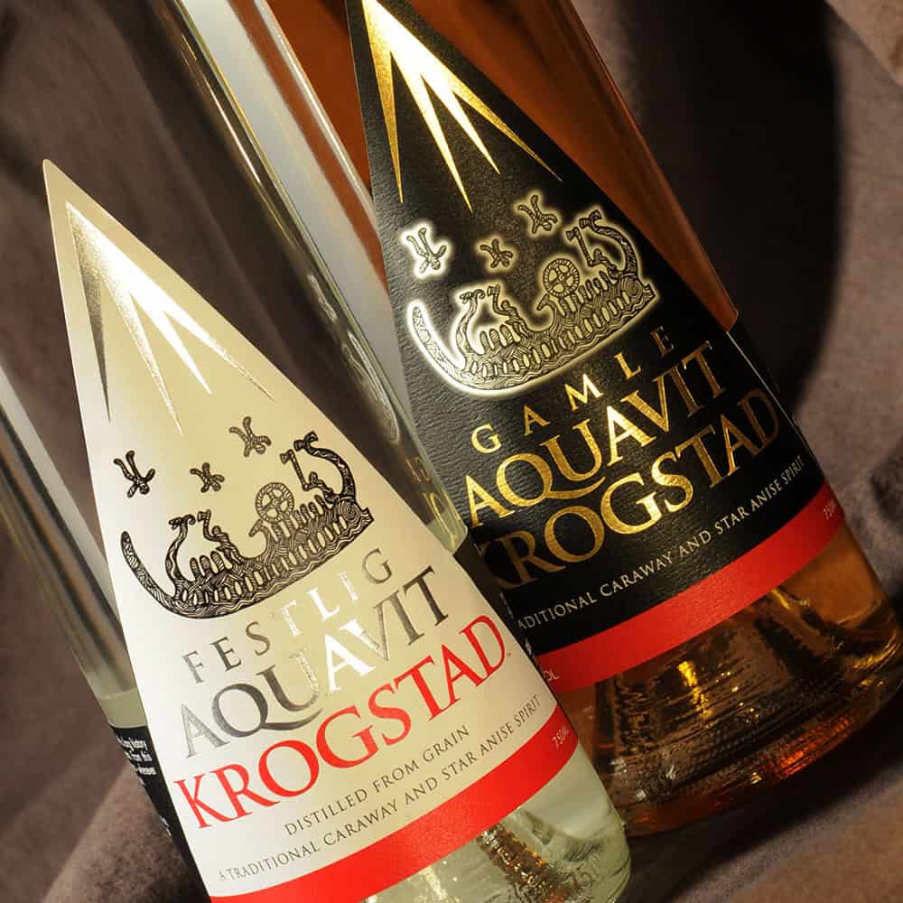 Krogstad Aquavit Label