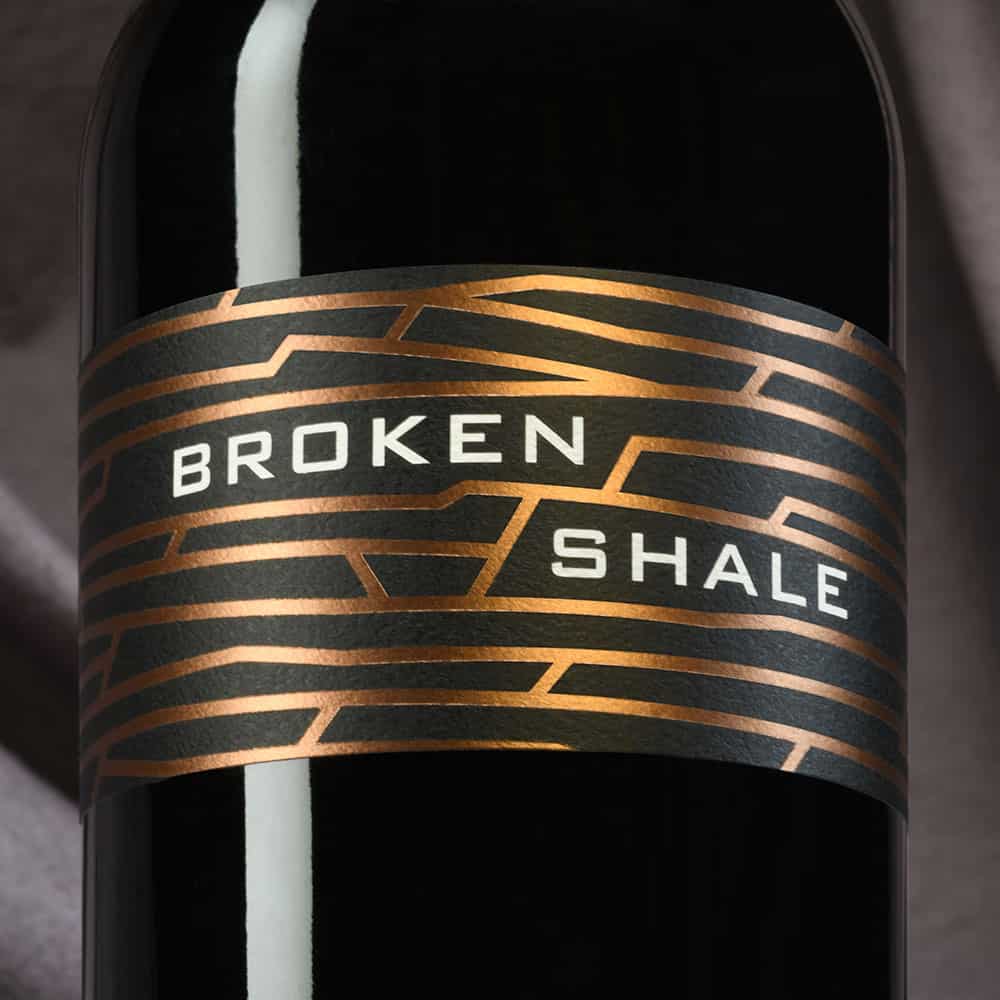 Cardano Broken Shale wine label