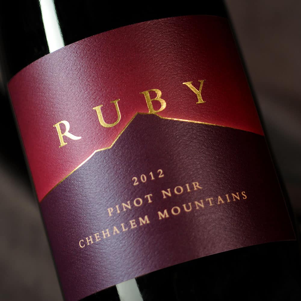 Ruby Vineyard Wine Label